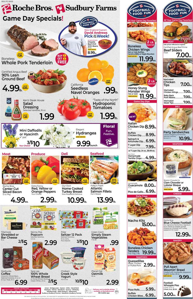 Roche Bros. Supermarkets Ad from 01/21/2022