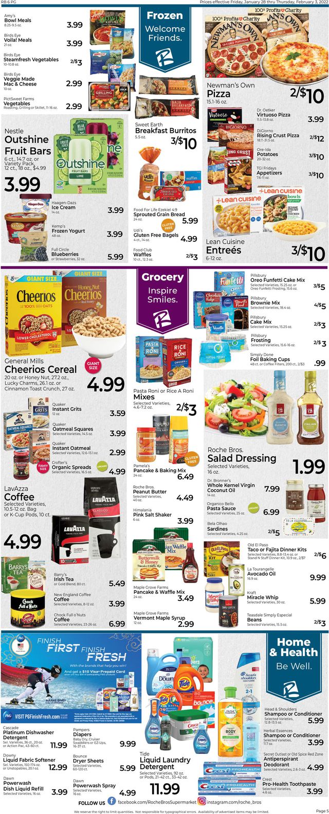 Roche Bros. Supermarkets Ad from 01/28/2022