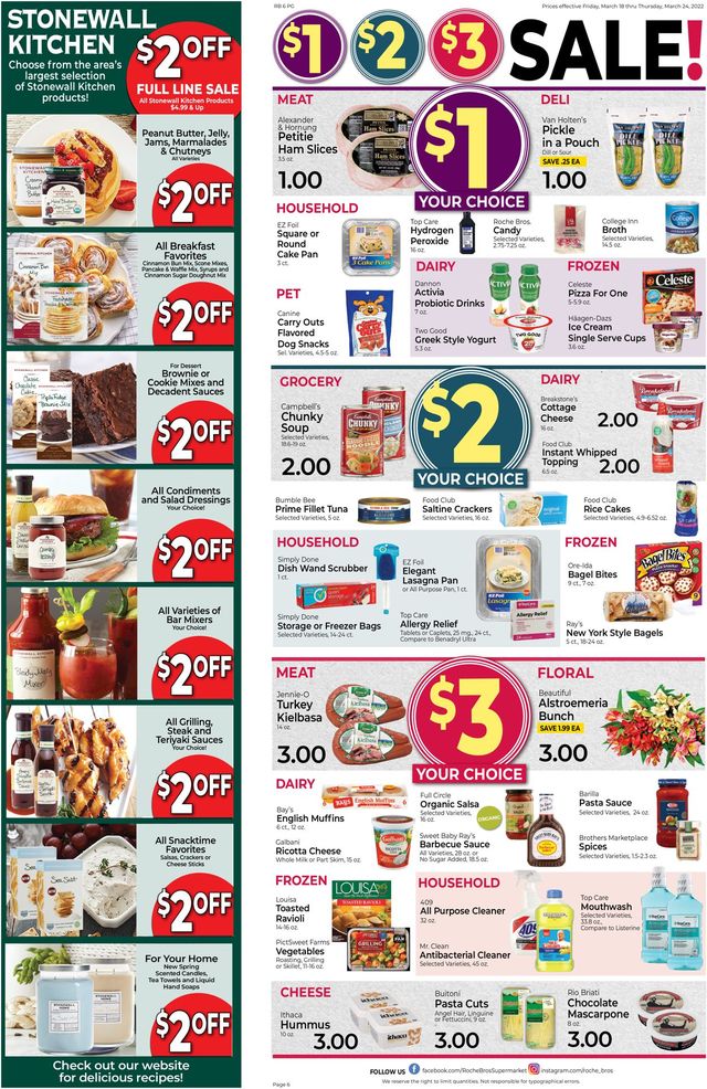 Roche Bros. Supermarkets Ad from 03/18/2022