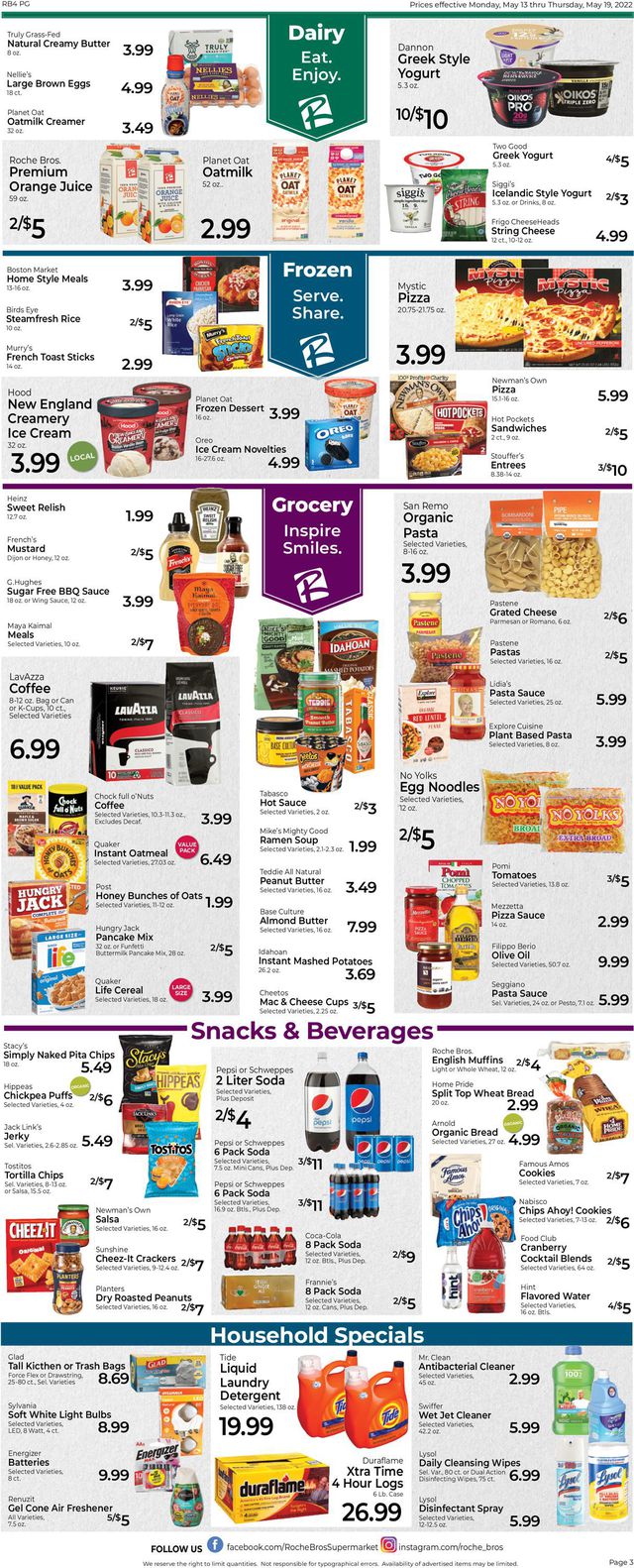 Roche Bros. Supermarkets Ad from 05/13/2022