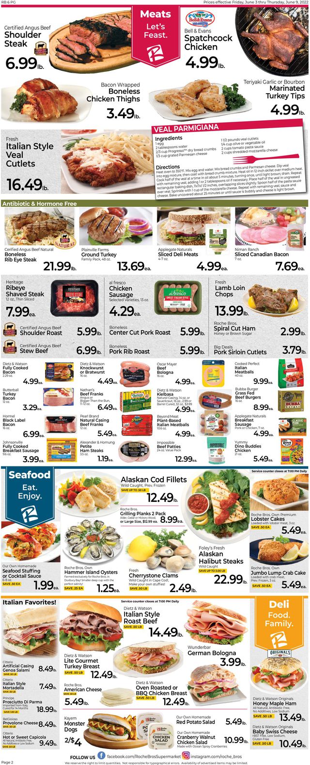 Roche Bros. Supermarkets Ad from 06/03/2022