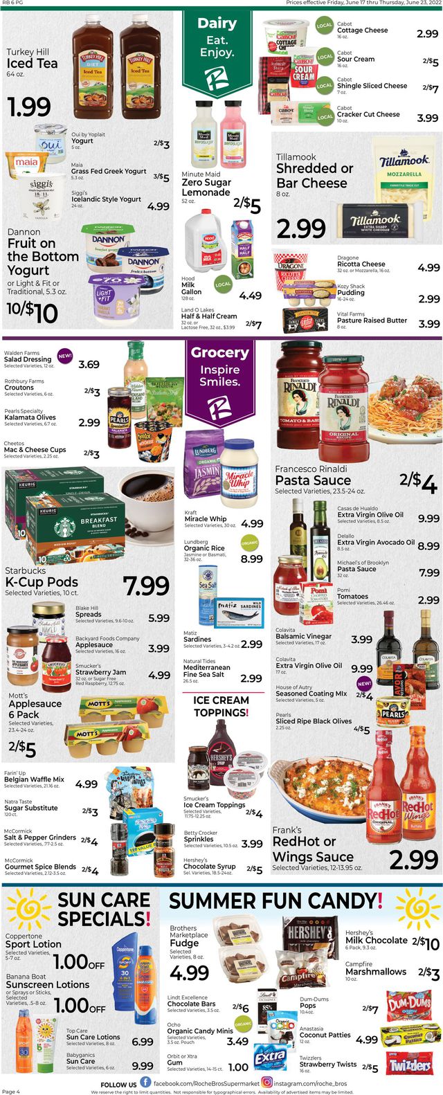 Roche Bros. Supermarkets Ad from 06/17/2022