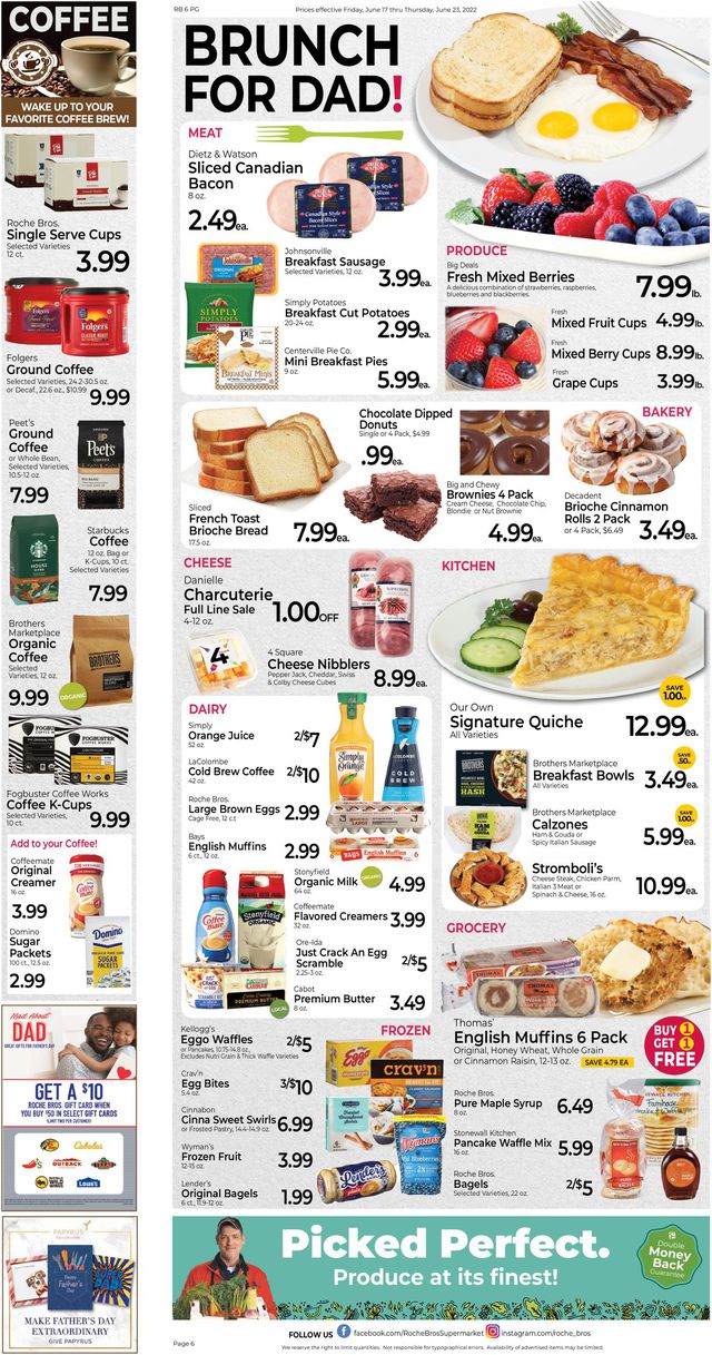 Roche Bros. Supermarkets Ad from 06/17/2022