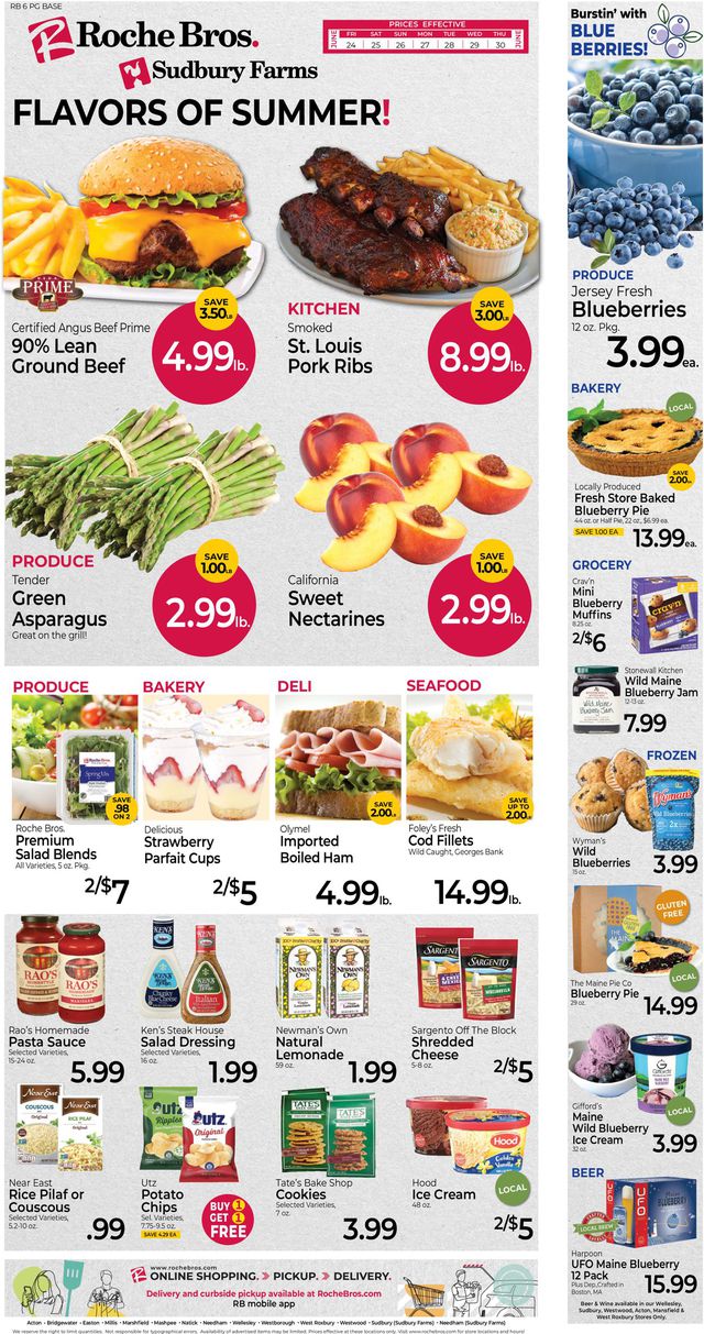 Roche Bros. Supermarkets Ad from 06/24/2022