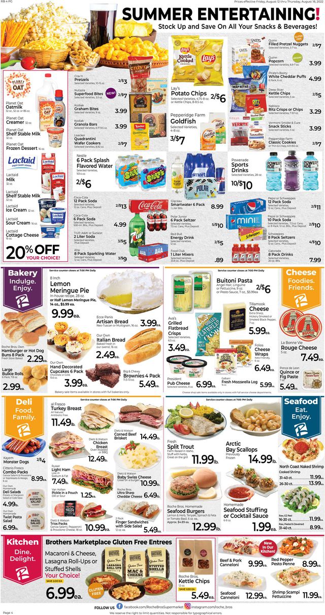Roche Bros. Supermarkets Ad from 08/12/2022