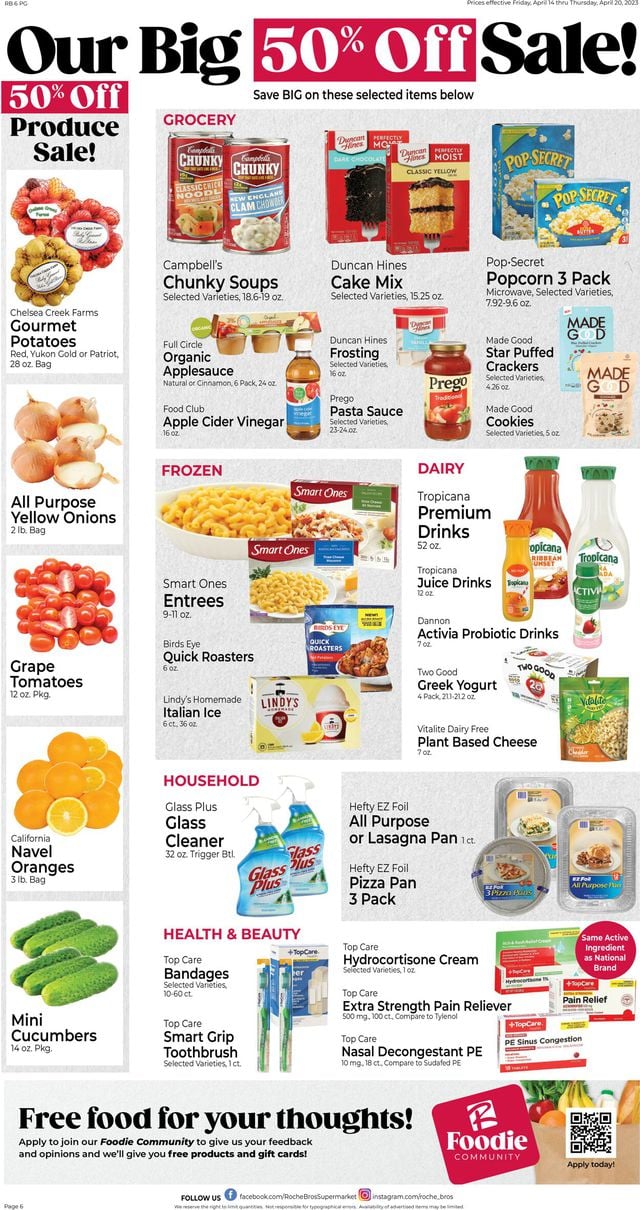 Roche Bros. Supermarkets Ad from 04/14/2023