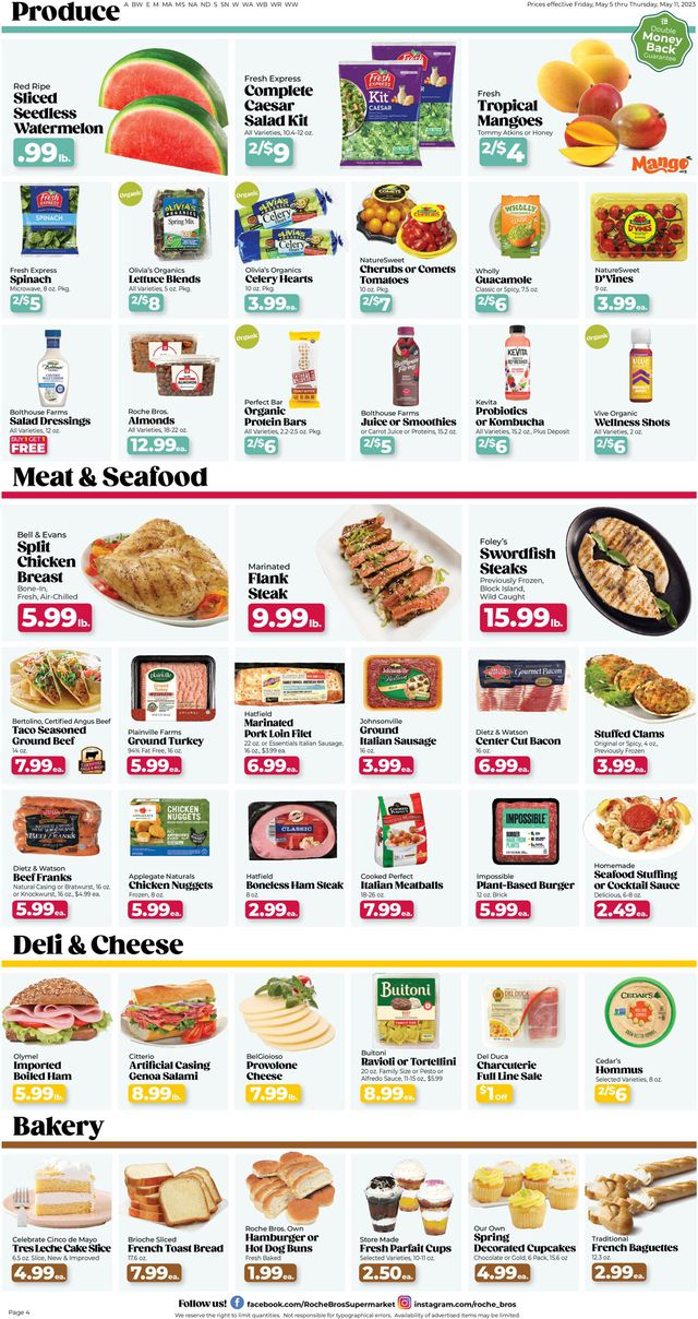 Roche Bros. Supermarkets Ad from 05/05/2023