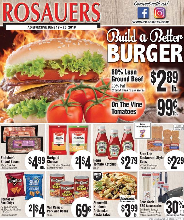 Rosauers Ad from 06/19/2019