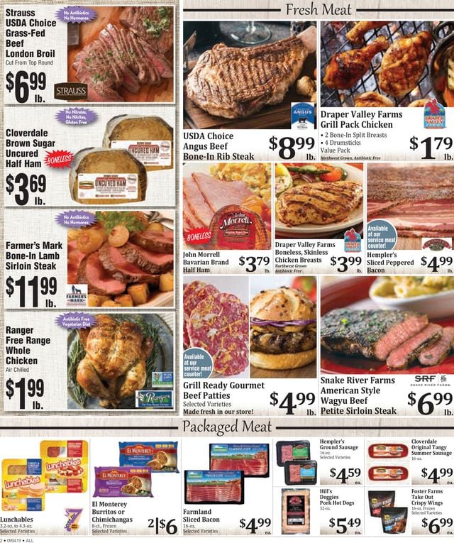 Rosauers Ad from 09/04/2019