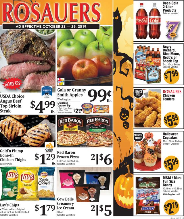 Rosauers Ad from 10/23/2019