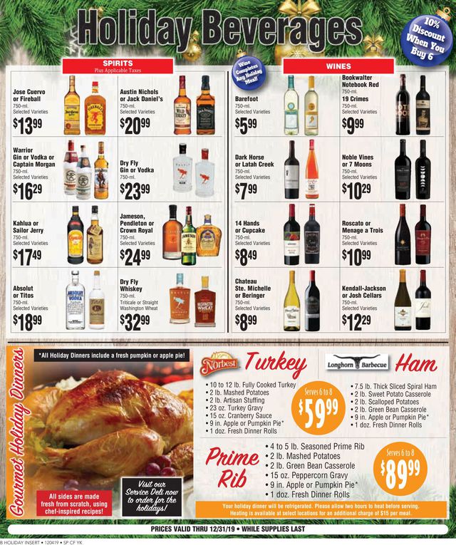 Rosauers Ad from 12/11/2019