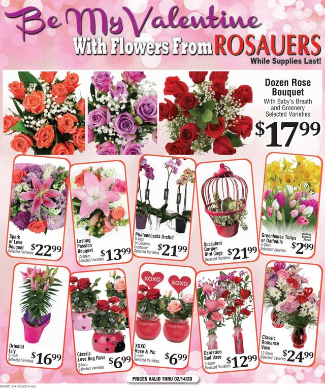 Rosauers Ad from 02/12/2020