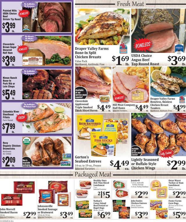 Rosauers Ad from 02/26/2020