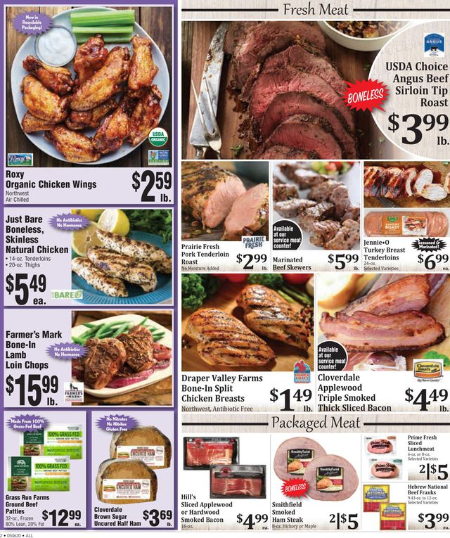 Rosauers Ad from 05/06/2020
