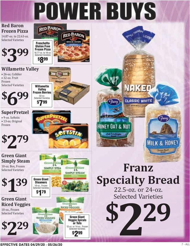 Rosauers Ad from 04/23/2020