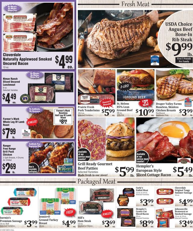 Rosauers Ad from 05/13/2020