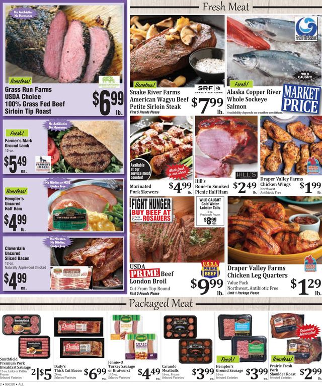 Rosauers Ad from 06/03/2020