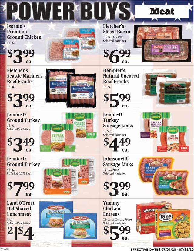 Rosauers Ad from 07/01/2020