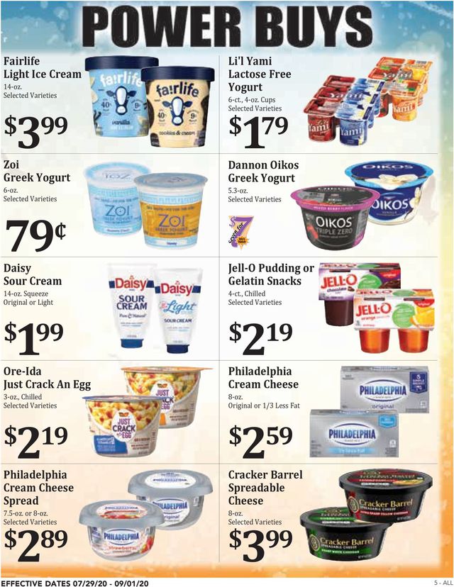 Rosauers Ad from 07/29/2020