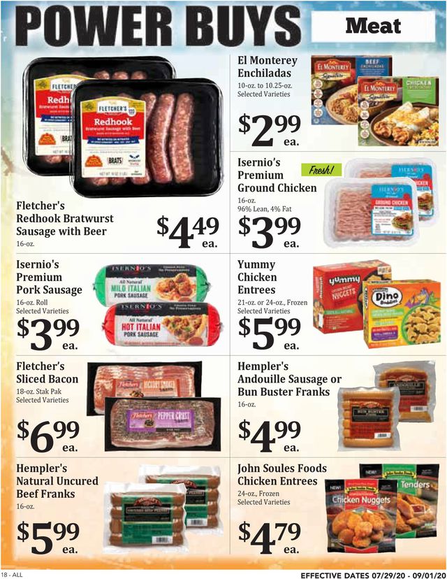Rosauers Ad from 07/29/2020