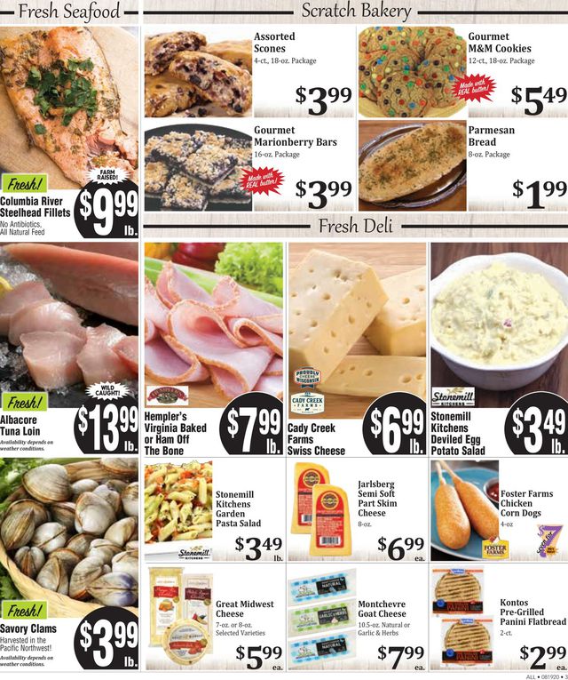 Rosauers Ad from 08/19/2020