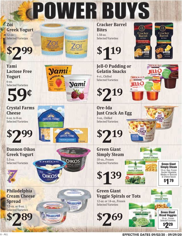 Rosauers Ad from 09/02/2020