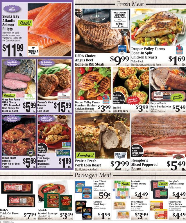 Rosauers Ad from 11/04/2020