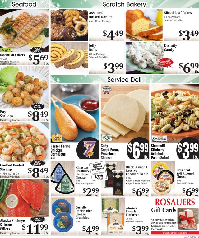 Rosauers Ad from 12/09/2020