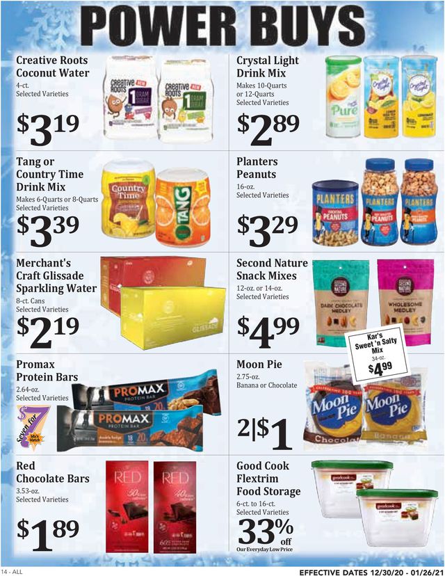Rosauers Ad from 12/30/2020