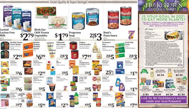 Rosauers Ad from 01/13/2021