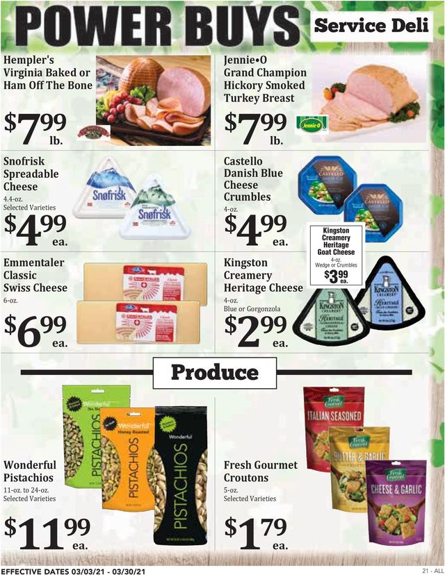 Rosauers Ad from 03/03/2021