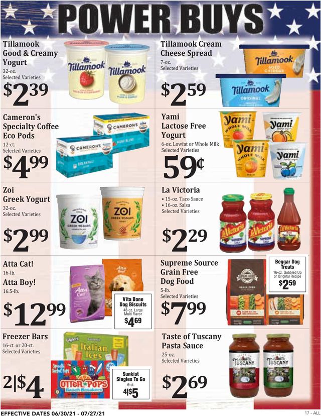 Rosauers Ad from 06/30/2021