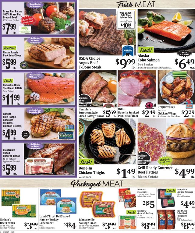 Rosauers Ad from 09/08/2021