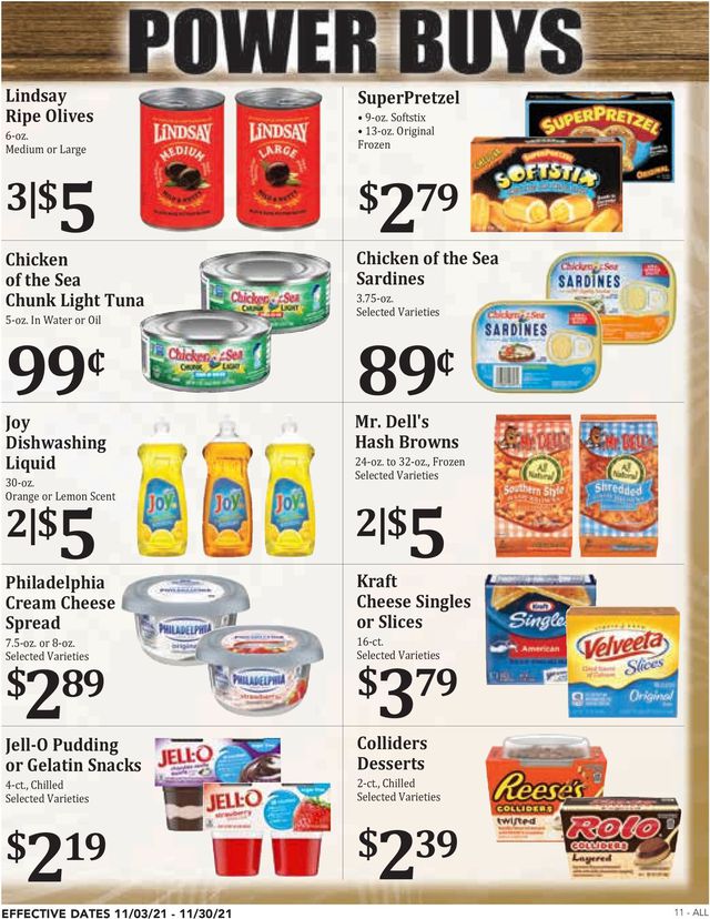 Rosauers Ad from 11/03/2021