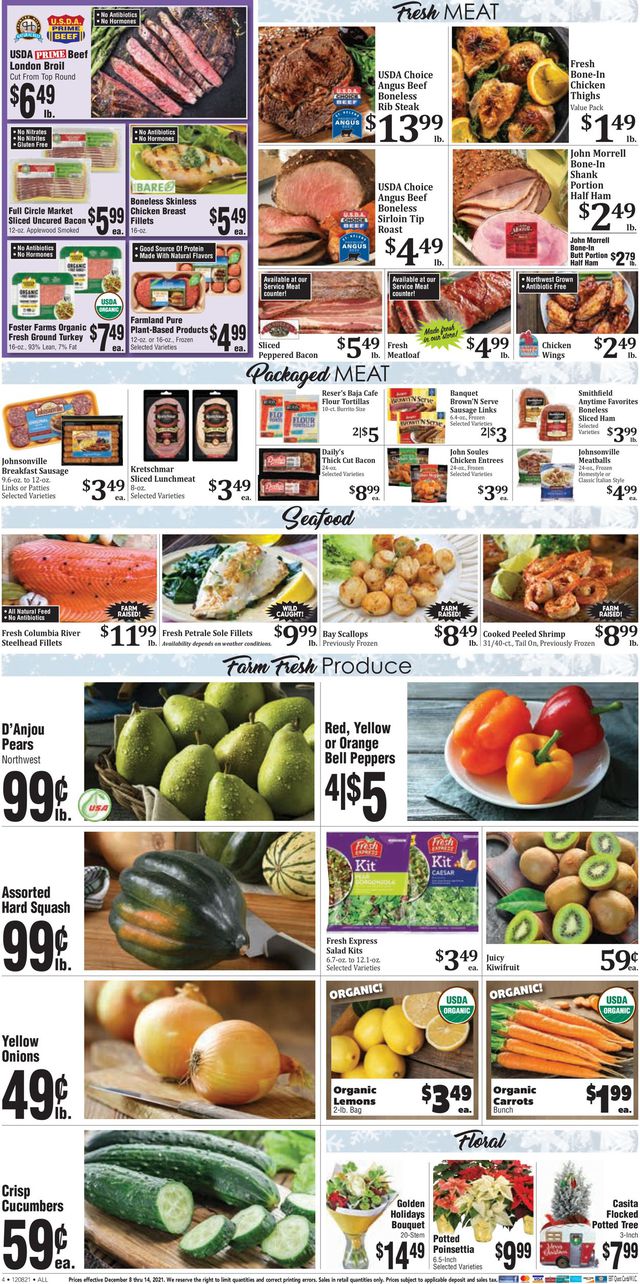 Rosauers Ad from 12/08/2021