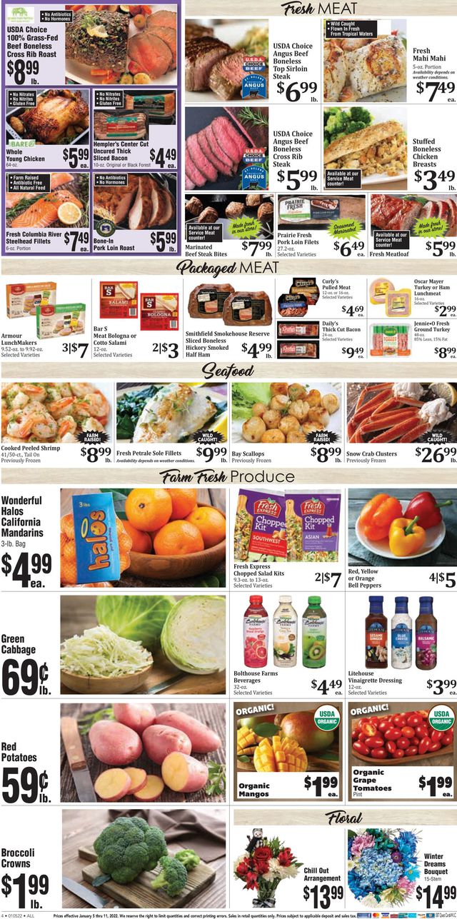 Rosauers Ad from 01/05/2022
