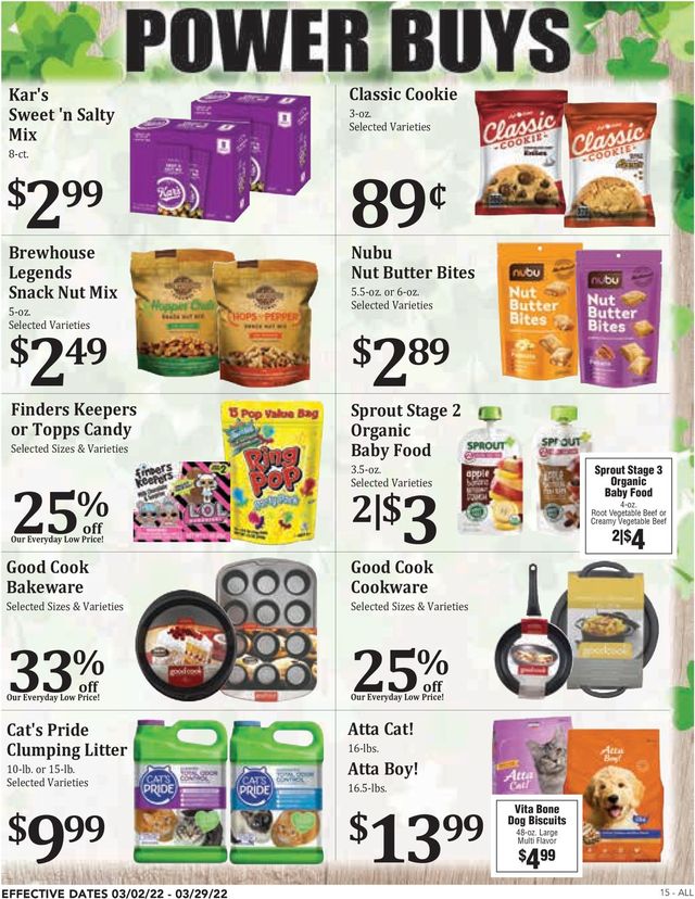 Rosauers Ad from 03/02/2022