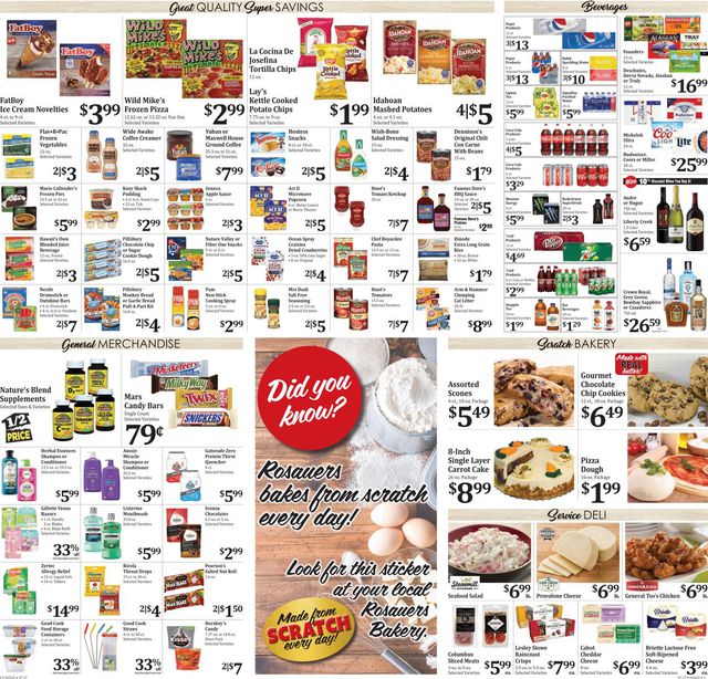 Rosauers Ad from 04/20/2022