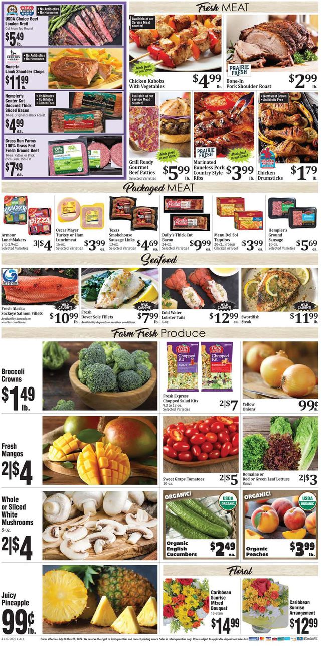 Rosauers Ad from 07/20/2022