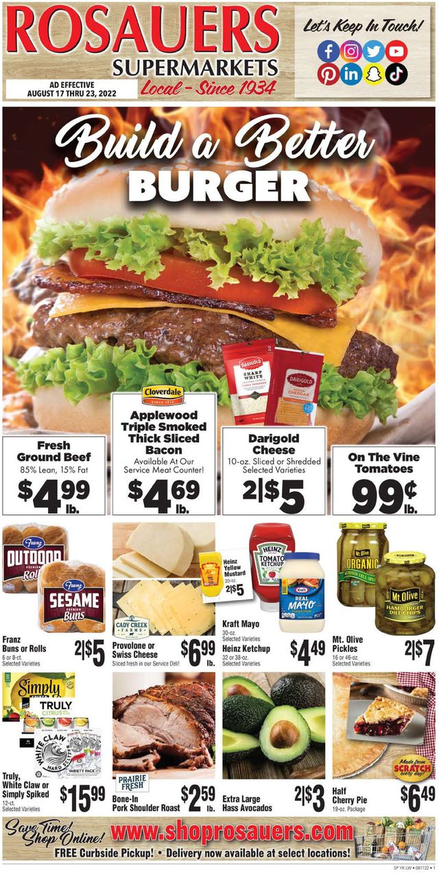 Rosauers Ad from 08/17/2022