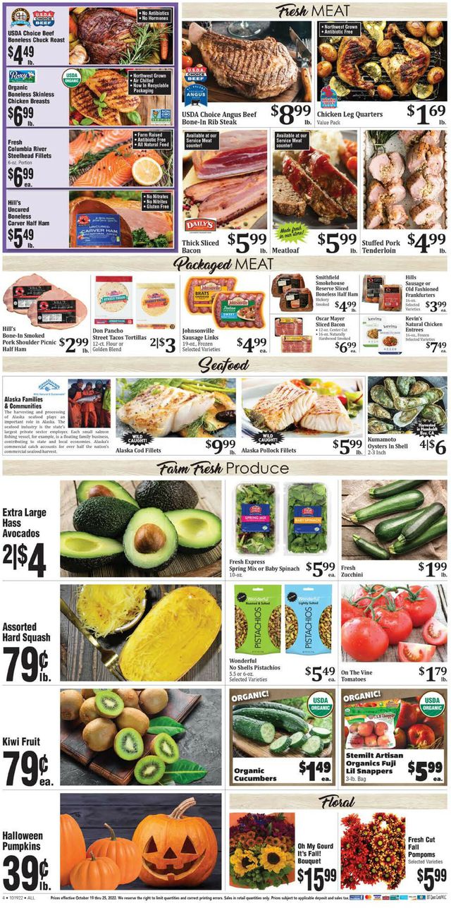 Rosauers Ad from 10/19/2022