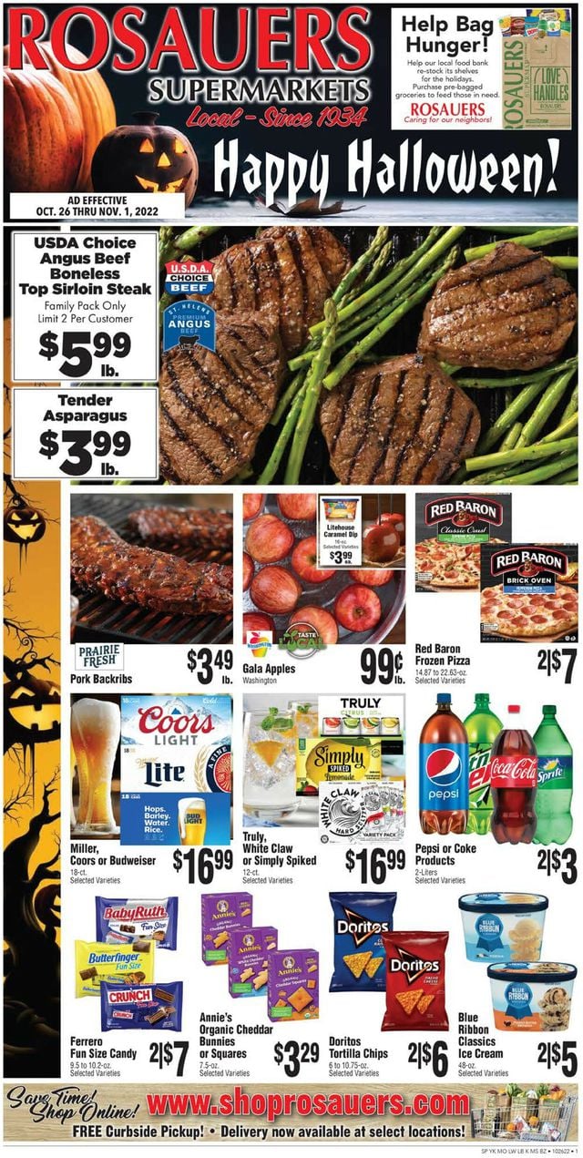 Rosauers Ad from 10/26/2022