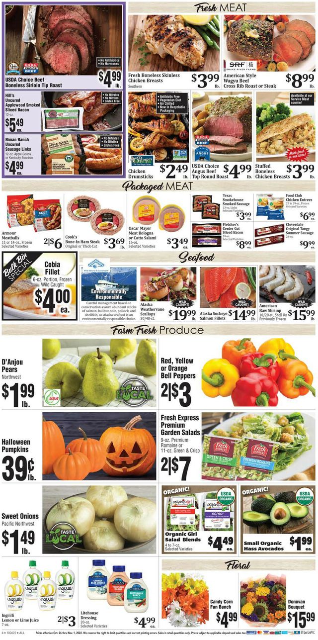 Rosauers Ad from 10/26/2022