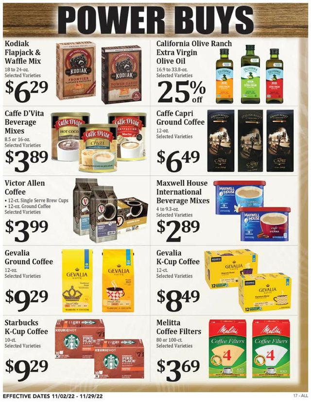 Rosauers Ad from 11/02/2022