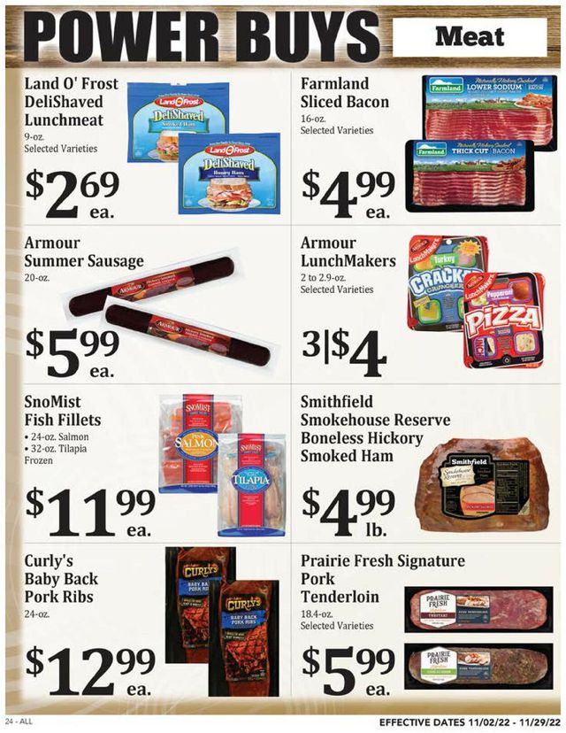 Rosauers Ad from 11/02/2022