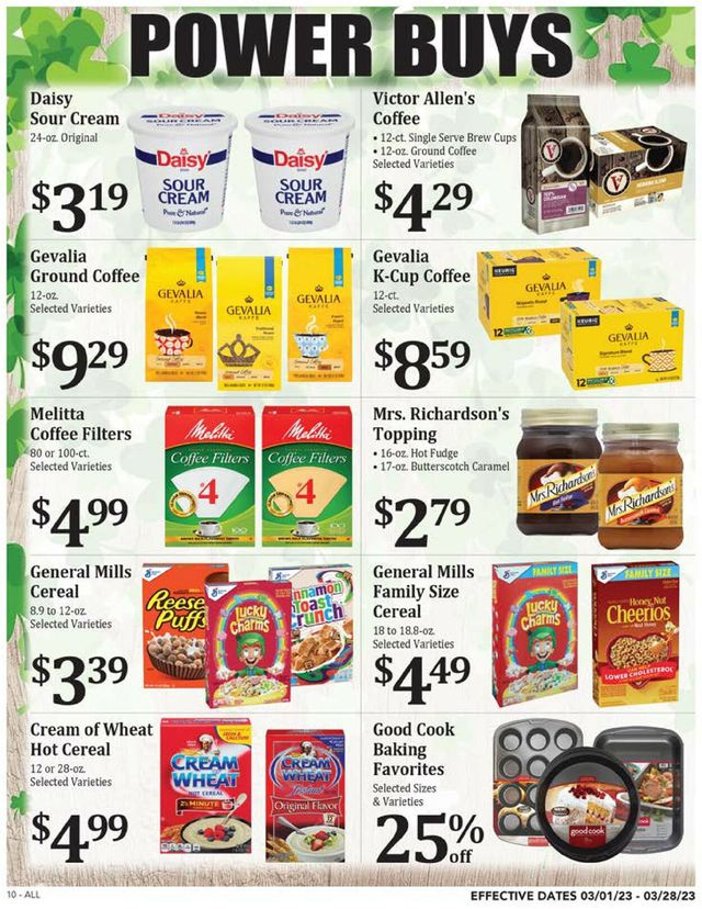 Rosauers Ad from 03/01/2023