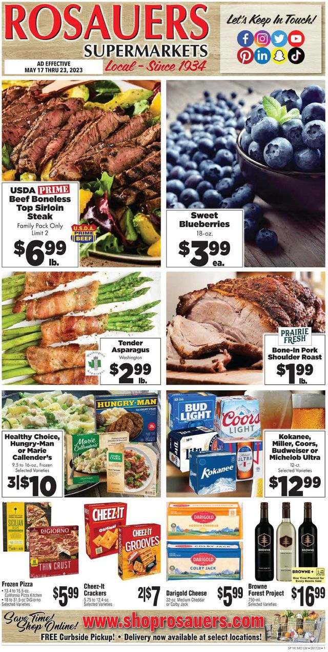 Rosauers Ad from 05/17/2023
