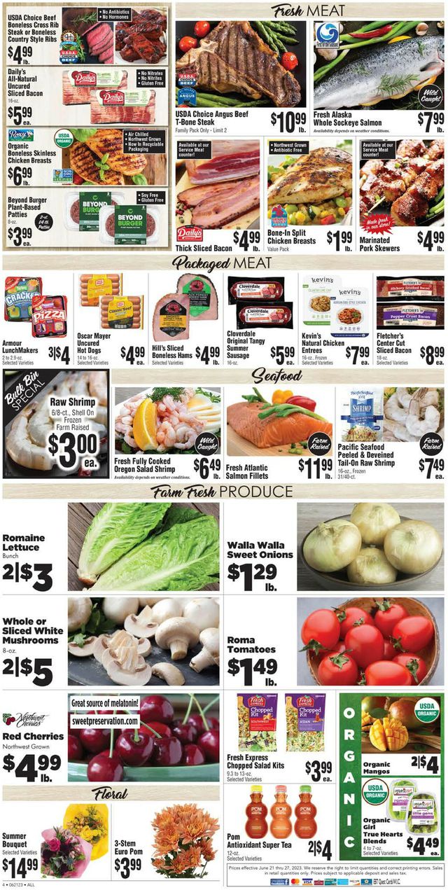 Rosauers Ad from 06/21/2023