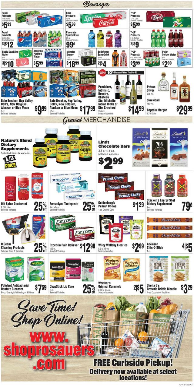 Rosauers Ad from 07/12/2023
