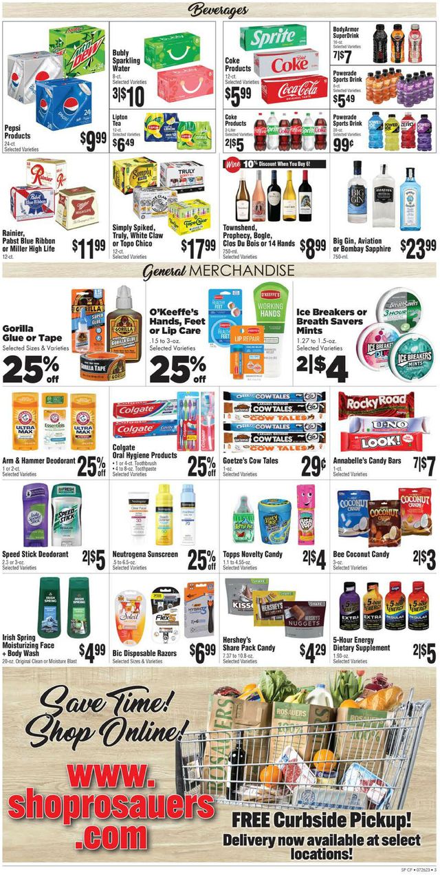 Rosauers Ad from 07/26/2023